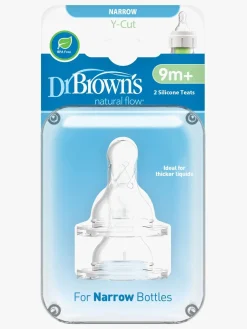Dr. Brown's Option Smal Hals Sut 9m+ Y-skåret