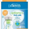 Dr. Brown's Options+ Bred Hals Sutteflaske 150 ml 2-pak