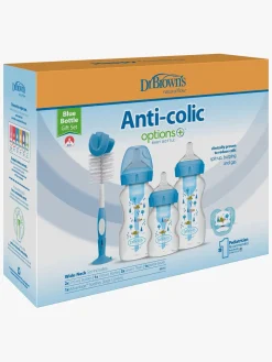 Dr. Brown's Wide Neck Options+ Gavesæt, Blå