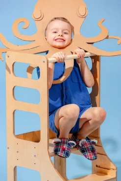 Duck Woodworks Justerbart Læringstårn, Natur