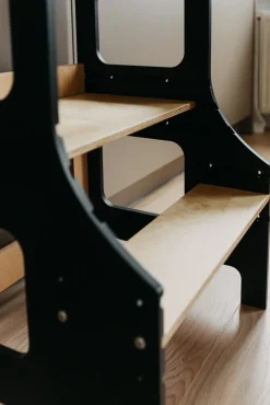 Duck Woodworks Justerbart Læringstårn, Sort