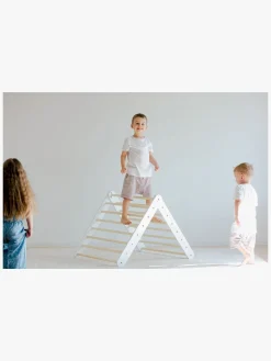 Duck Woodworks Klatretrekant Væg, Hvid