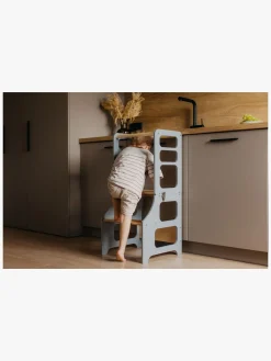 Duck Woodworks Sammenklappeligt Læringstårn, Grå