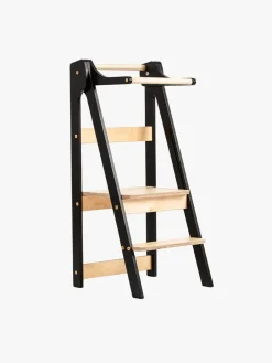 Duck Woodworks Sammenklappeligt Læringstårn, Sort