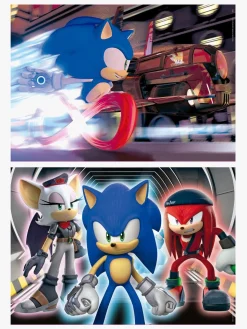 Educa Sonic Prime Puslespil Neon 2x100 Brikker