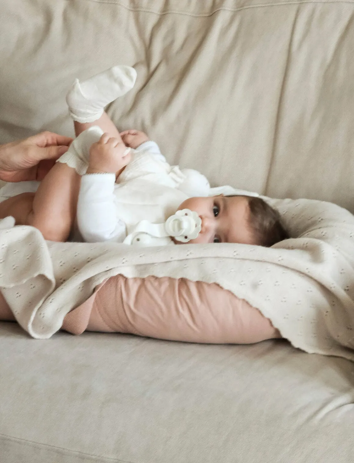 Elodie Binky Bloom Sut 3+, Vanilla White