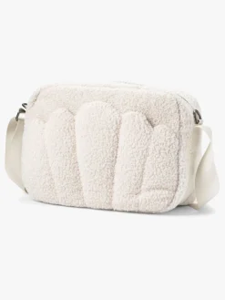Elodie Cross Body Pusletaske, White Bouclé