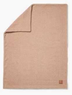 Elodie Pearl Velvet Tæppe 100x75, Pink Bouclé