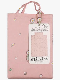 Elsa Beskow Blomsterfesten Sengesæt 100 x 130 Tremmeseng, Pink