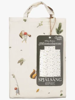 Elsa Beskow Tomtebobarnen Sengesæt 100 x 130 Tremmeseng, Beige