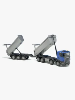 Emek Lastbil m. Tippelad & Anhænger Scania, Blå