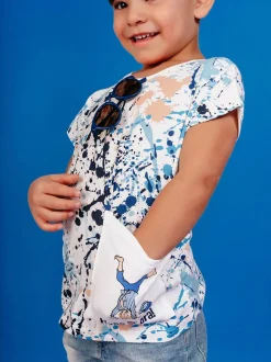 Emil fra Lønneberg Hoppsan T-shirt, White