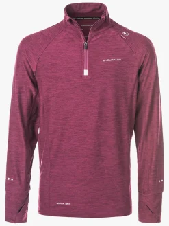 Endurance Lyle Melange Performance Trøje, purple potion