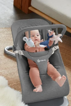 Ergobaby Evolve Legetøjsbøjle Ocean Wonders, Charcoal Grey