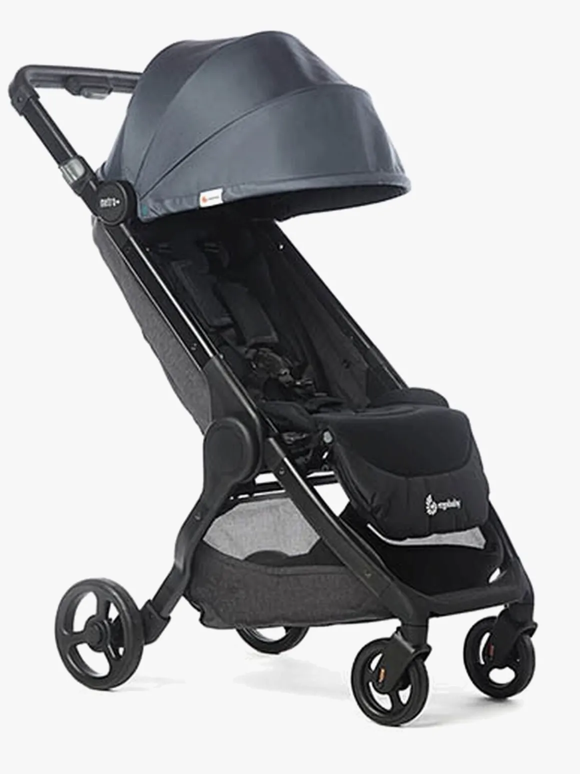 Ergobaby Metro+ Klapvogn inkl. Ekstra Kaleche, Slate Grey/Sea Grass