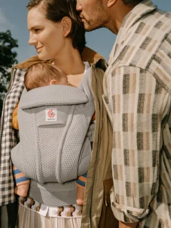 Ergobaby Omni Deluxe Bæresele Mesh, Pearl Grey