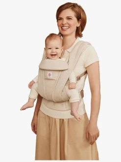 Ergobaby Omni Deluxe Bæresele Mesh, Natural Beige