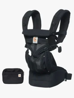 Ergobaby Omni 360 Cool Air Bæresele inkl. Regnslag, Sort