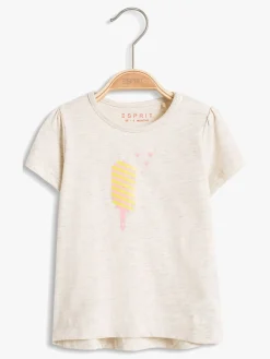 ESPRIT T-Shirt Ice Cream, Pastel Grey