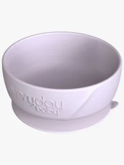 Everyday Baby Skål Silikone, Lavendelfarvet