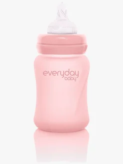 Everyday Baby Sutteflaske Glas 150 ml, Lyserød