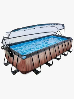 EXIT Pool med Kuppel 540x250x100 cm, Træ
