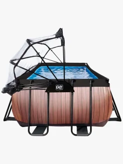 EXIT Pool med Kuppel 540x250x100 cm, Træ