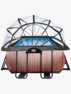 EXIT Pool med Kuppel 540x250x100 cm, Træ