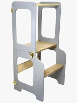 Family-scl 4-i-1 Læringstårn, Grå