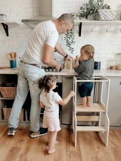 Family-scl 4-i-1 Læringstårn, Hvid