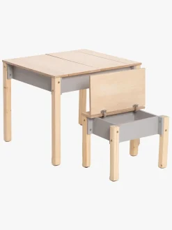 Family-scl Smart Opbevaring Bord med Stol, Grå