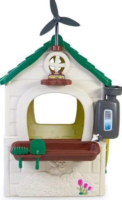 FEBER Eco Legehus, Grøn/Hvid