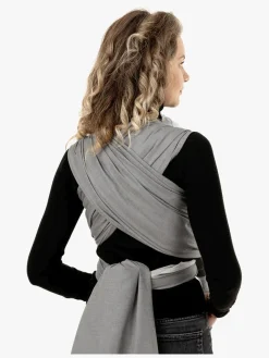 Fidella Baby Wrap Vikle Size 6 Chevron, Light Gray