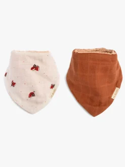 FILIBABBA Bandana Savlemække 2-pak, Lucky/Amber Brown