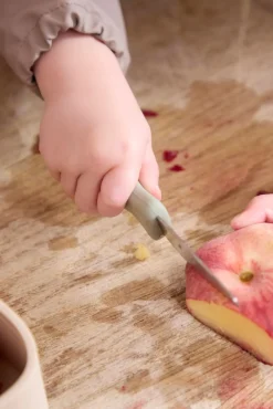 FILIBABBA  Langærmet Hagesmæk, Warm Grey