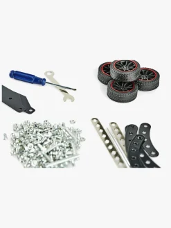 Fippla Byggeklodser i Metal Bil