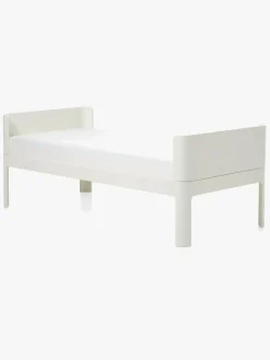 Flexa Juniorseng Afrundet Sengegavl, Cremehvid