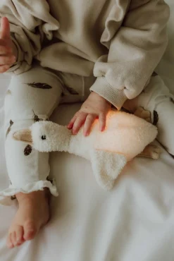 Flow Bamse  Med Natlampe Liva, Beige