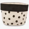 Form Living Opbevaringskurv Prikket Stor, Beige/Sort
