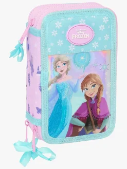 Frozen Cool Days Tredelt Penalhus, Lyserød/Turkis