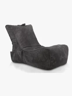 Furini Flavio Sækkestol Velour, Mørkegrå