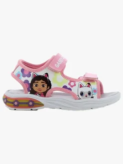 Gabby's Dollhouse Blinkende Sandaler, Fuchsia/White