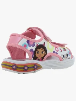 Gabby's Dollhouse Blinkende Sandaler, Fuchsia/White