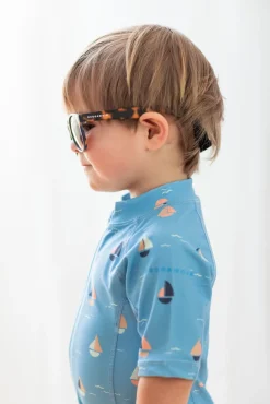 Geggamoja  Fleksible Solbriller 2-6 År, Tortoise Brown