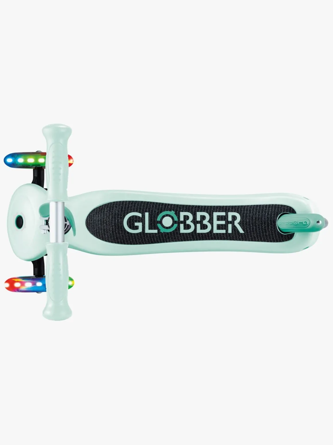 Globber Primo Sammenklappelig Lights V2 Trehjulet Løbehjul, Pestel Mint