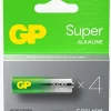 GP Super Alkaline G-TECH AA/LR6 Batterier 4-Pak