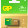 GP Ultra Alkaline G-TECH 9V Batteri Svanemærket 1-Pak