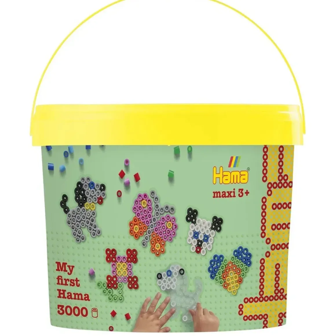 Hama Midi Spand med Perler 3000 Stk.