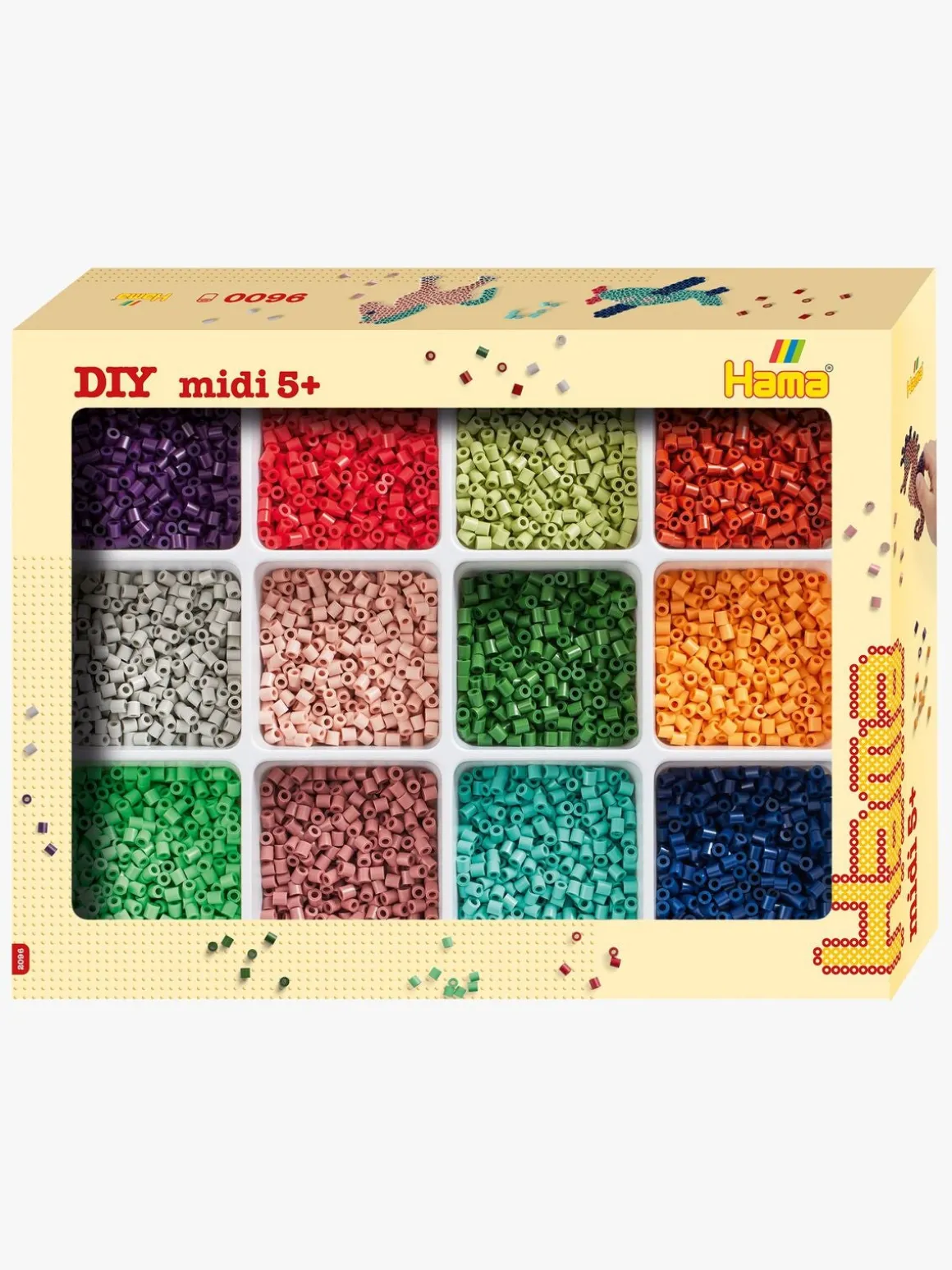 Hama Perler & Opbevaringskasse 9600 Stk.