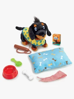 Happy Pets Wiggle Jiggle Gravhund Deluxe Interaktiv Hund